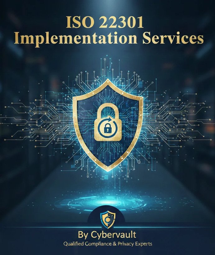 ISO 22301 – ISO 22301 implementation Services– Cybervault – CY202